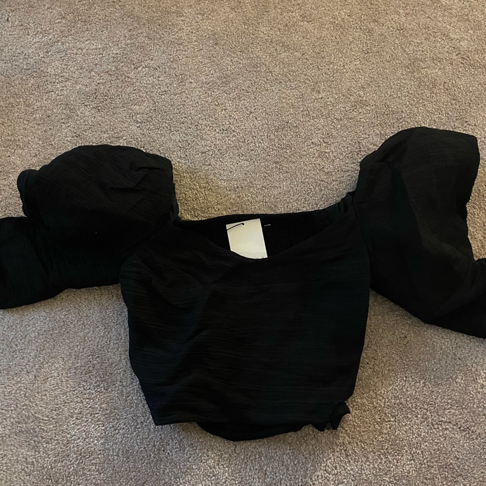 Black Zara blouse